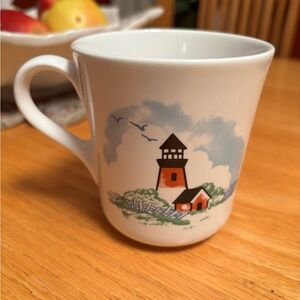 Corelle Coordinates Stoneware Cup Mug Outer Banks Lighthouse
